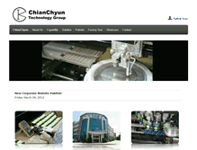 Tablet Screenshot of chianchyun.com